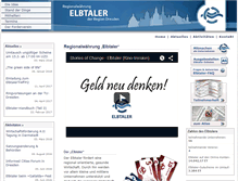 Tablet Screenshot of elbtaler.de